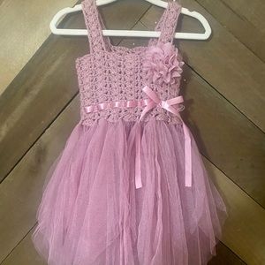 Photo Perfect Pink Crochet Tutu top dress